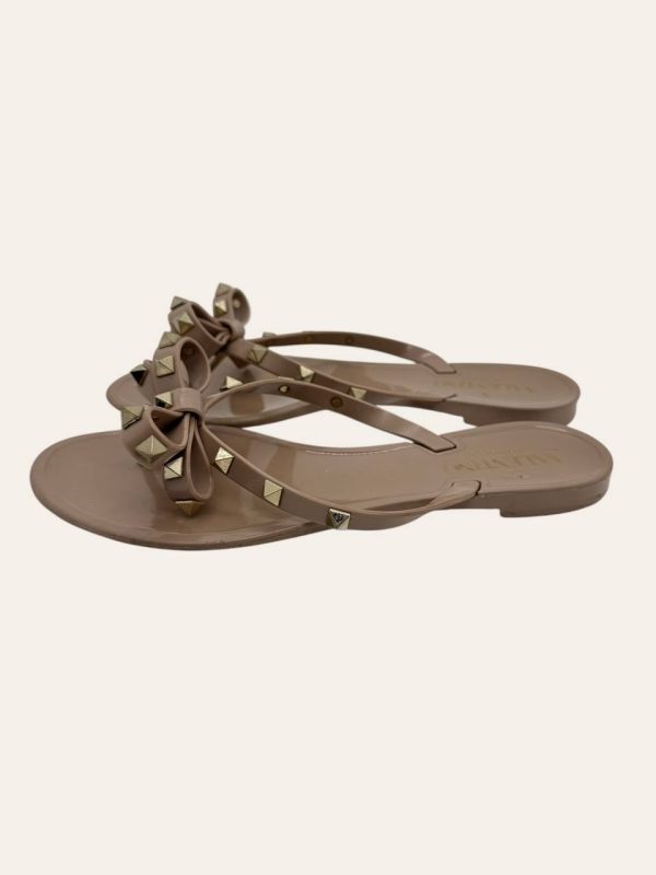Valentino Rockstud Rubber Slipper Size 37