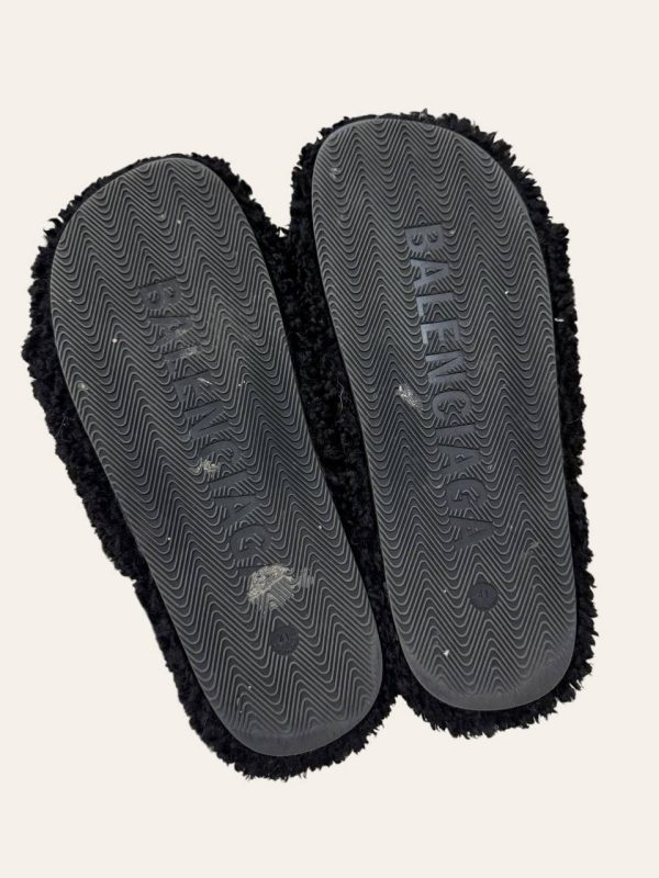 Balenciaga Shearling Slides Size 41