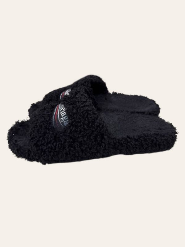 Balenciaga Shearling Slides Size 41