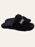 Balenciaga Shearling Slides Size 41