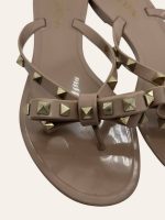 Valentino Rockstud Rubber Slipper Size 37