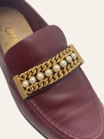 Chanel CC Pearl Loafer Size 36