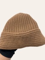 Celine Cashmere Triomphe Cloche Beanie