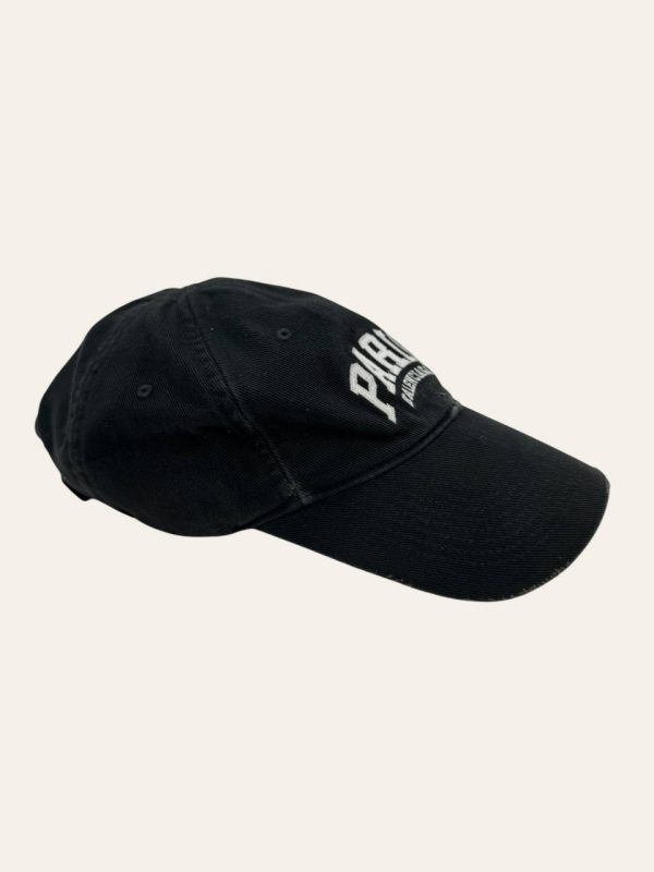 Balenciaga Distressed Logo Hat