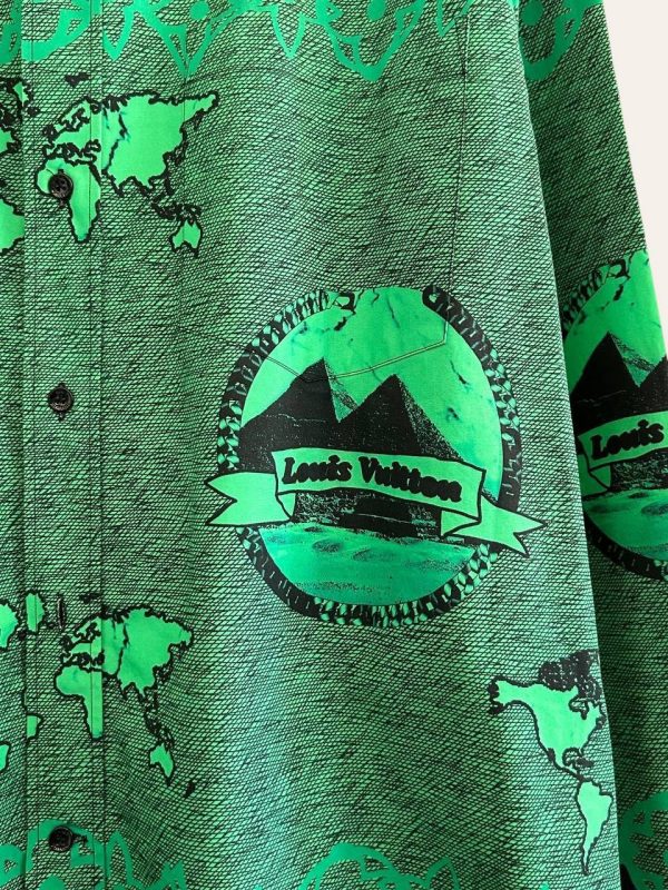 Louis Vuitton Wax Logo Oversized Shirt
