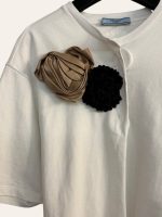 Prada Flower Detail Cardigan Shirt