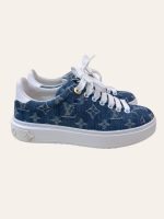 Louis Vuitton Monogram Denim Time Out Sneaker Size 35.5