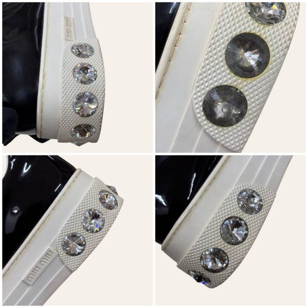 Miu Miu Patent Platform Sneaker Size 35