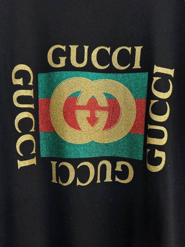 Gucci Glitter Logo T-Shirt