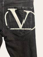Valentino Logo Slim Fit Jeans