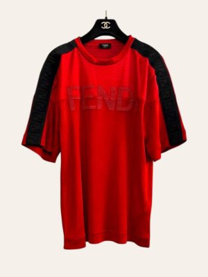 Fendi Logo Jersey T-Shirt