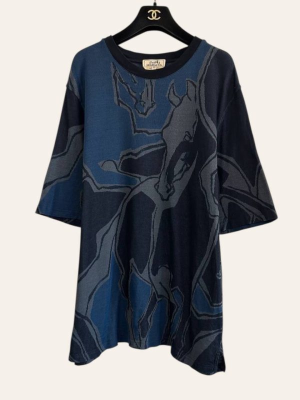 Hermes Horse Knit T-Shirt