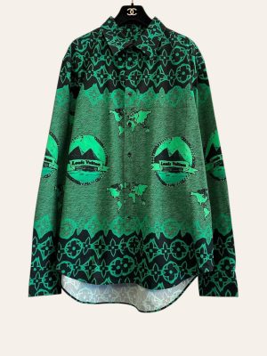 Louis Vuitton Wax Logo Oversized Shirt
