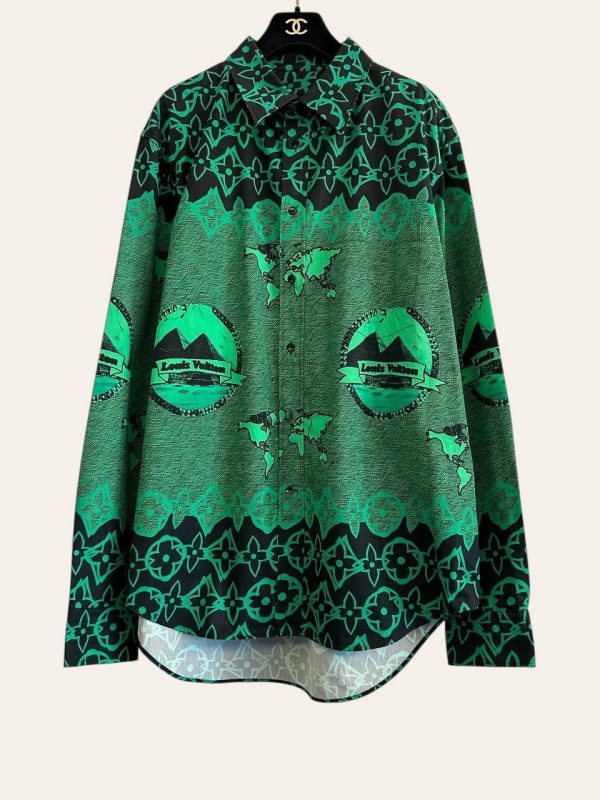 Louis Vuitton Wax Logo Oversized Shirt