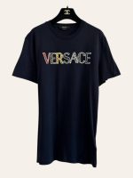 Versace Embroidered Logo T-Shirt