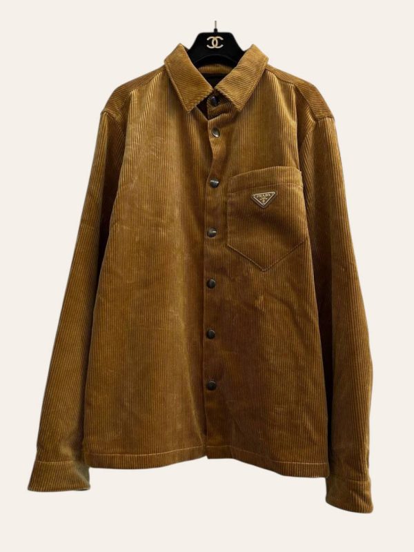 Prada Corduroy Oversized Shirt