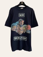Dior X Jack Kerouac Embroidered Logo Top
