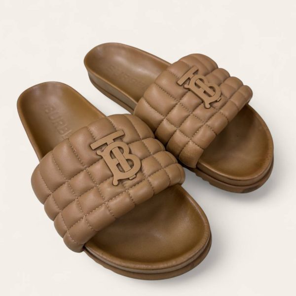 Burberry TB Padded Slides Size 43