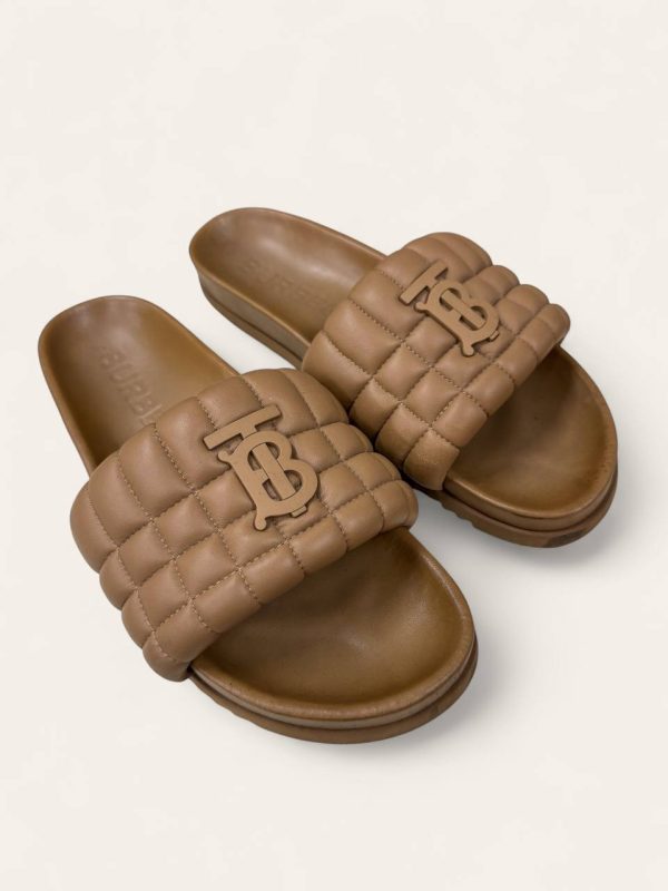 Burberry TB Padded Slides Size 43