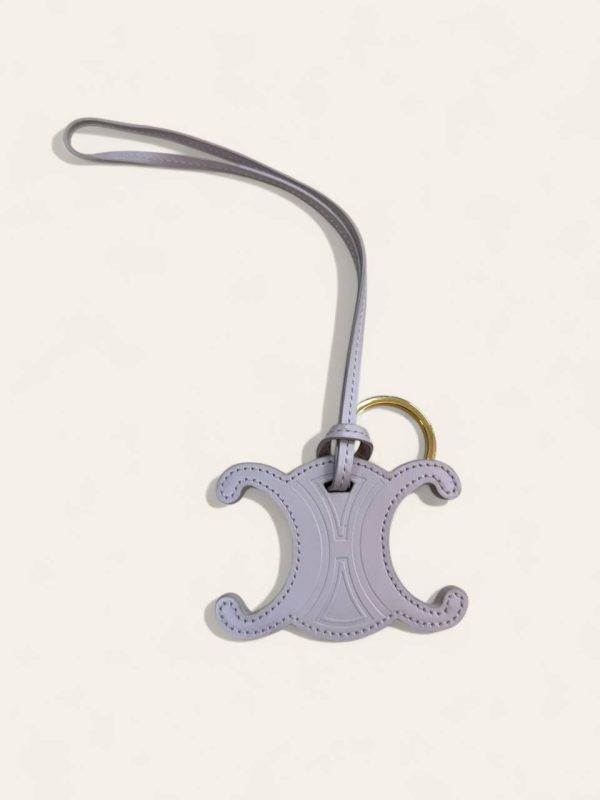 Celine Triomphe Leather Charm