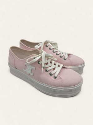 Celine Triomphe Platform Sneaker Size 38