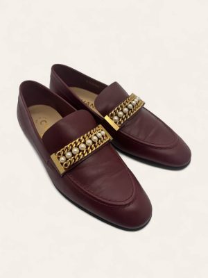 Chanel CC Pearl Loafer Size 36