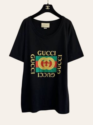 Gucci Glitter Logo T-Shirt