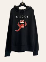 Gucci Graphic Logo Oversized Hoodie