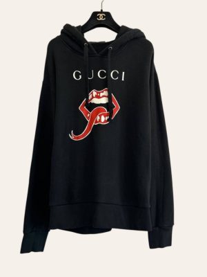 Gucci Graphic Logo Oversized Hoodie