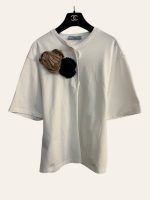 Prada Flower Detail Cardigan Shirt