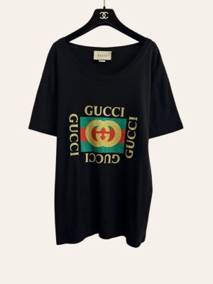 Gucci Glitter Logo T-Shirt