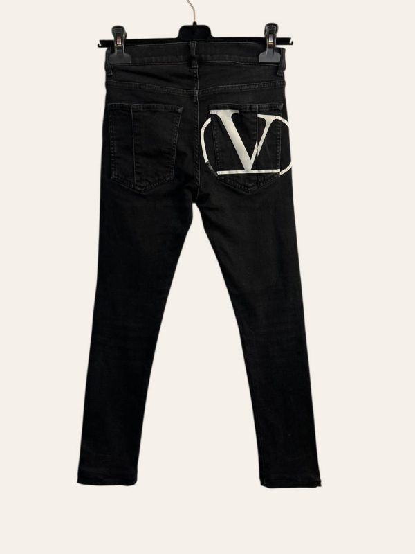 Valentino Logo Slim Fit Jeans