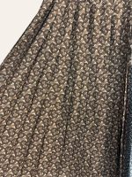 Burberry Logo Silk Skirt