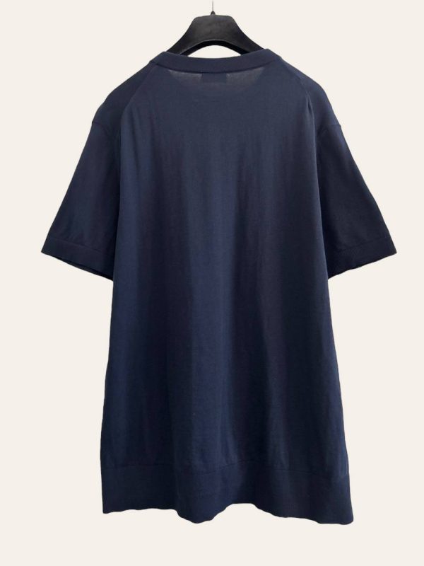 Dior X Jack Kerouac Embroidered Logo Top
