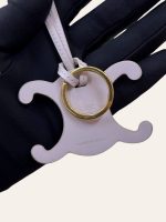 Celine Triomphe Leather Charm