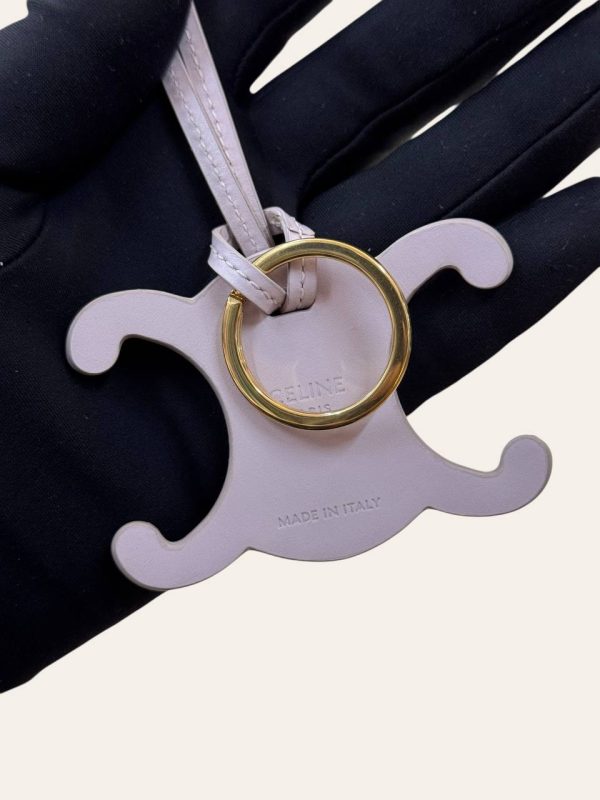 Celine Triomphe Leather Charm