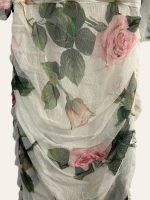 Dolce & Gabbana Floral Tulle Midi Dress