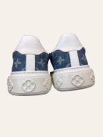 Louis Vuitton Monogram Denim Time Out Sneaker Size 35.5