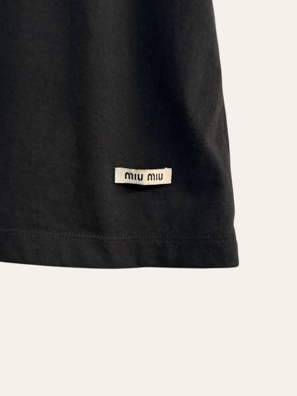 Miu Miu Rhinestone T-Shirt