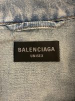 Balenciaga Oversized Logo Denim Jacket
