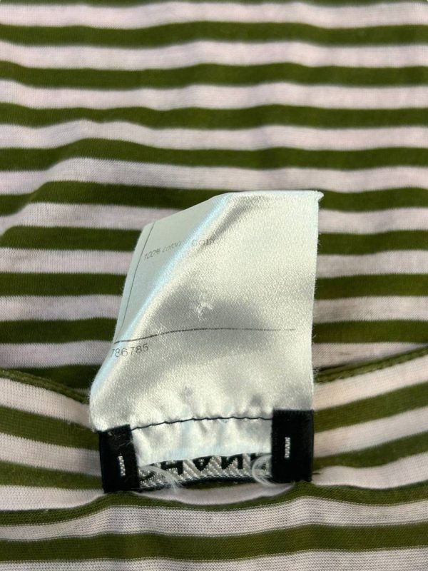 Chanel CC Striped Sleeveless Top