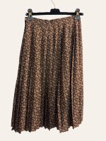 Burberry Logo Silk Skirt