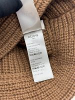 Celine Cashmere Triomphe Cloche Beanie