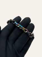 Louis Vuitton Rainbow Monogram Chain Link Bracelet