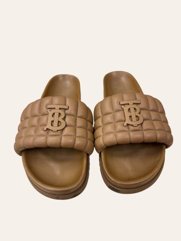 Burberry TB Padded Slides Size 43