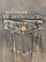Balenciaga Oversized Logo Denim Jacket