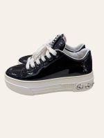 Miu Miu Patent Platform Sneaker Size 35