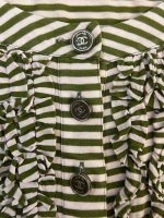 Chanel CC Striped Sleeveless Top