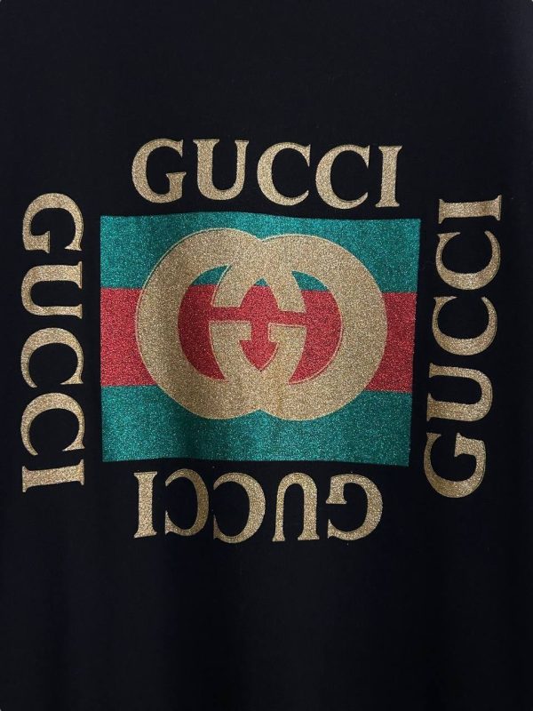 Gucci Glitter Logo T-Shirt