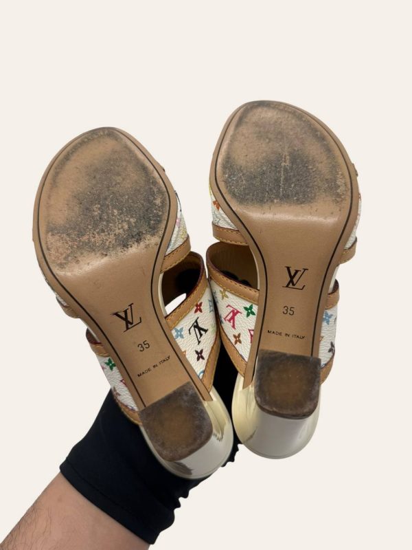 Louis Vuitton Takashi Murakami Multicolour Heel Size 35